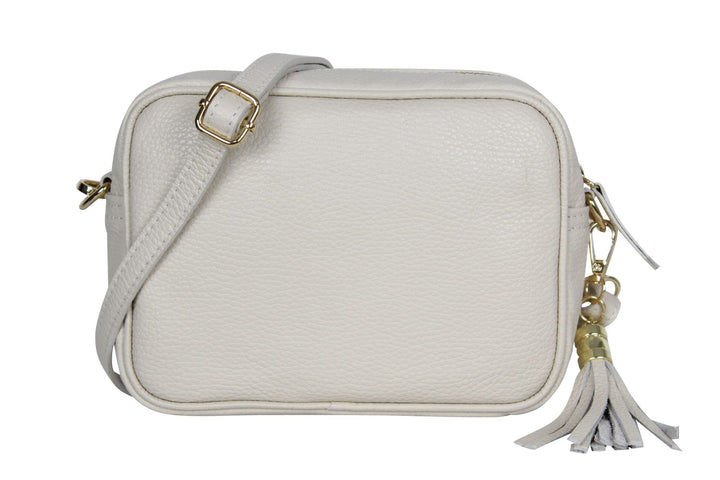 AmbraModa GLX8 - Damen Handtasche Umhängetasche Schultertasche Handytasche aus genarbtem Rindsleder