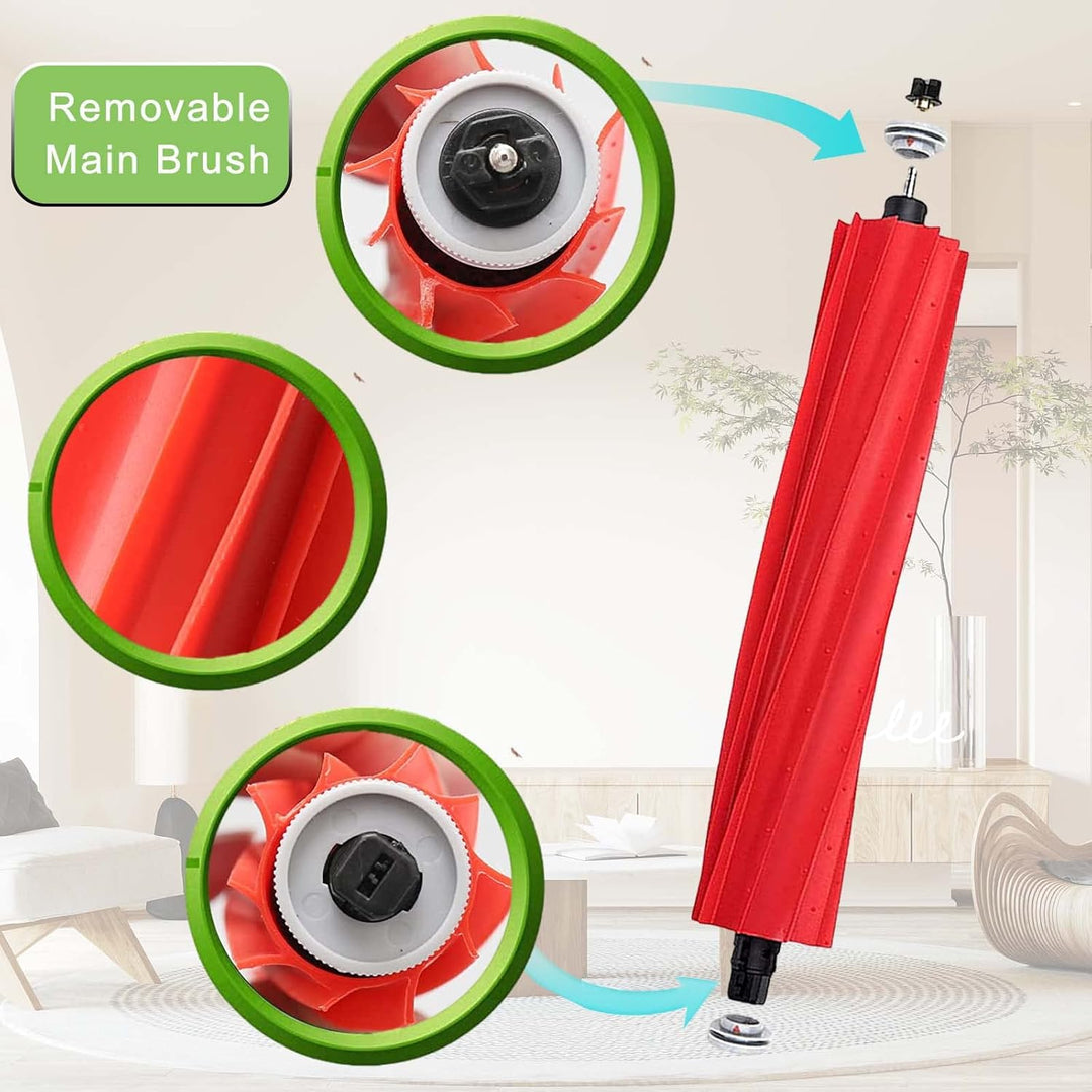 AiLomey Zubehör für Roborock S7 MaxV Ultra, Ersatzteile für Roborock S7 Pro Ultra, 2 Hauptbürste, 1