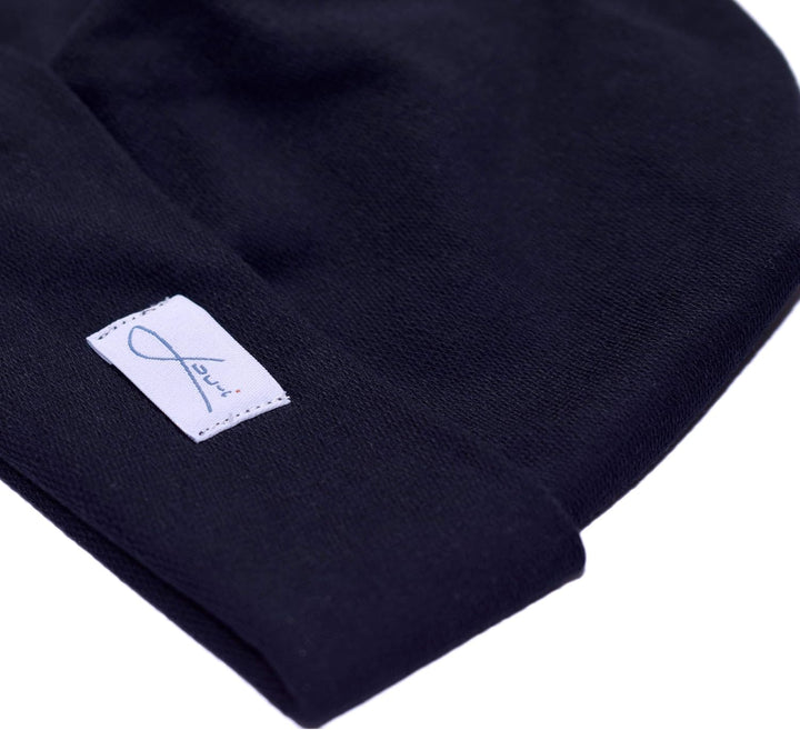 Baumwollmütze blau Made in Germany - Unisex Beanie - Sehr leichte & bequeme Sommermütze