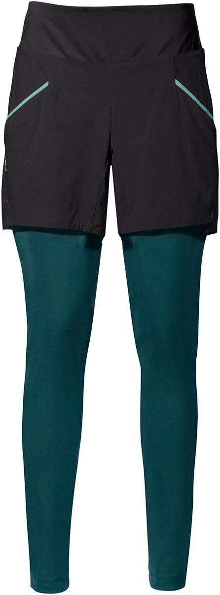 VAUDE Damen Hose Women's Crana Zo Pants 36 Schwarz, 36 Schwarz