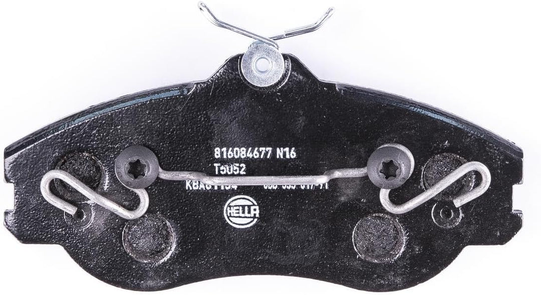 HELLA PAGID 8DB 355 017-911 Bremsbelagsatz - T5052 - Dicke/Stärke: 19.5mm - Bremssystem: Lucas - mit