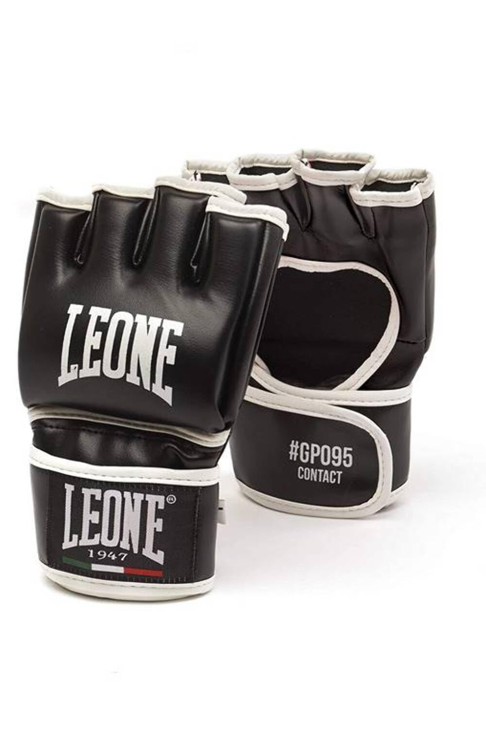 LEONE 1947, Kontakt MMA-Handschuhe, Unisex-Erwachsene, GP095 M Schwarz, M Schwarz