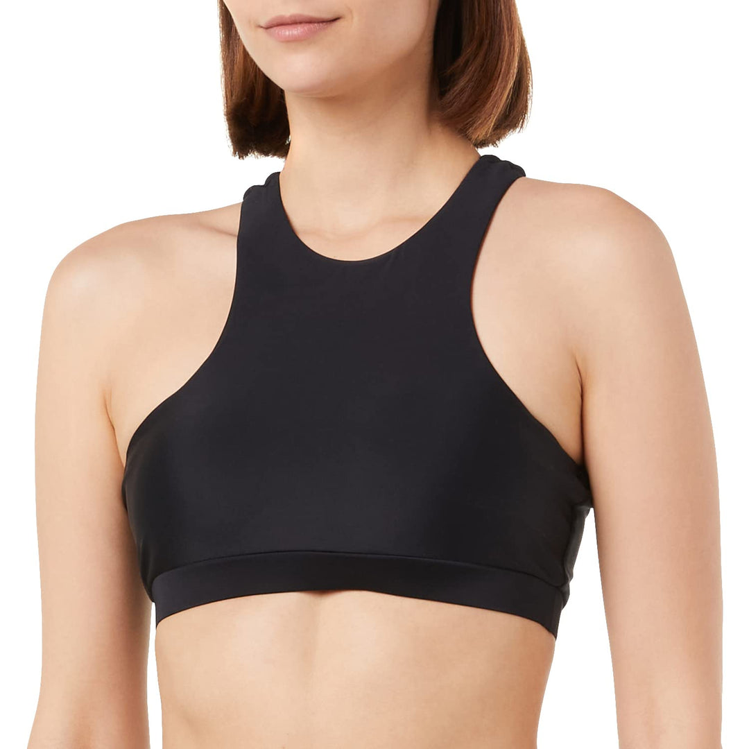 4F Damen Bikini TOP F021 Bikini Oberteil, DEEP Black,