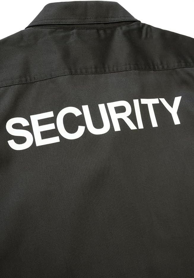 Brandit Herren Security Us Shirt Short Klassisches Hemd 7XL Schwarz - Kurzarm, 7XL Schwarz - Kurzarm