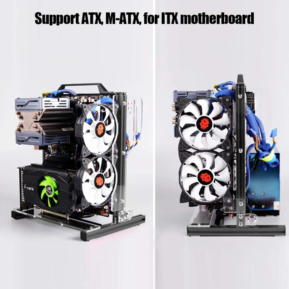 Offenes PC-Gehäuse, ATX/M-ATX/ITX Open, Chassis Testplattform für vertikales Overclocking, offenes R