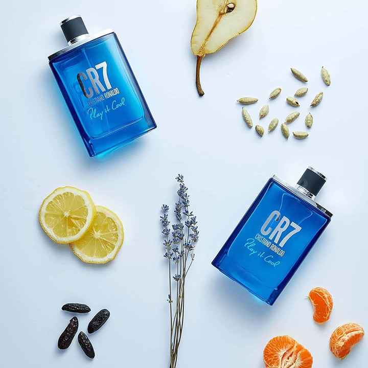 Cristiano Ronaldo Cr7 Play It Cool, 100 ml/ 3.4 oz Aromático 100 ml (7er Pack), Aromático 100 ml (7e