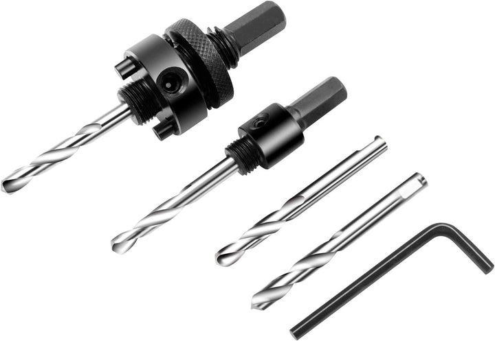 LAIWEI Lochsägen-Adapter-Set 5 Stück, Bohrer-Set, Bohrwerkzeug, kompatibel mit 14-360 mm Lochsägen S