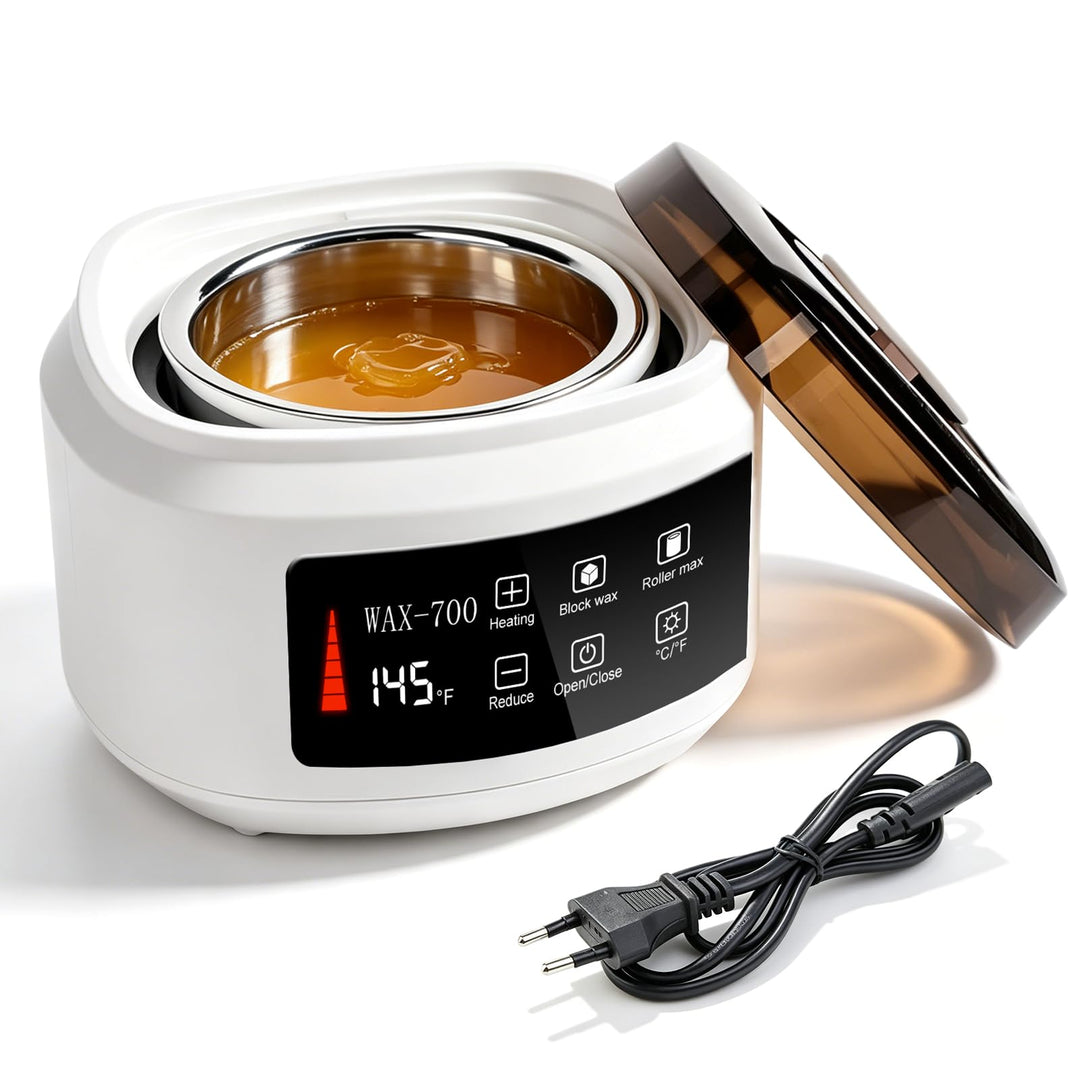 500 ML Wachswärmer, Waxing Set, Warmwachs Haarentfernung, Wax Maschine Wachswärme, Automatische Temp