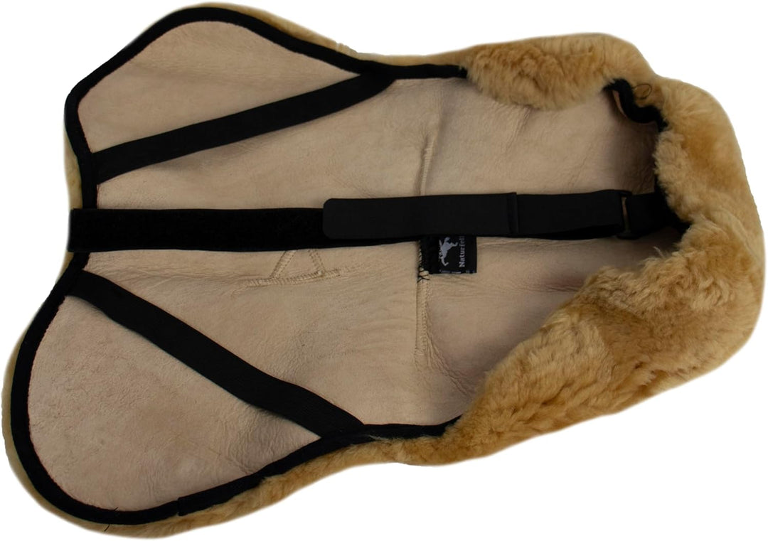 Engel Reitsport Lammfell Sattelsitzbezug englisch Farbe med. (Sabez 1) camel L (52 cm Länge) (ab 18,
