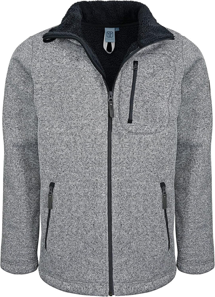 ELKLINE Herren Strickfleecejacke Fat Chance 1013043 XXL white - black, XXL white - black