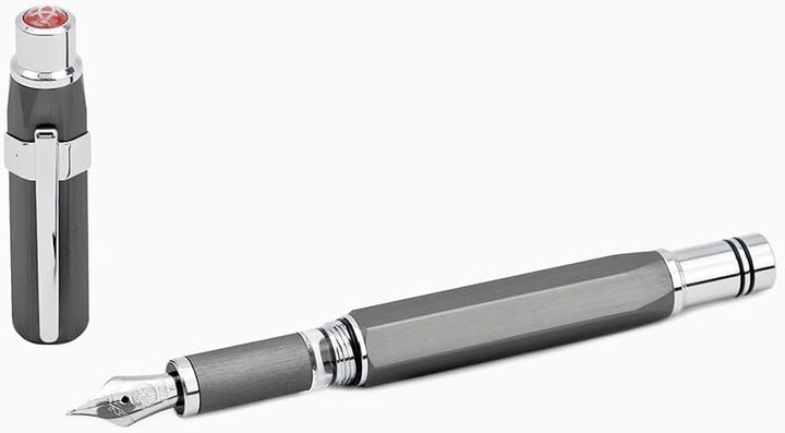 Twsbi Precision Gun Metal, Füllfederhalter EF (ExtraFine), EF (ExtraFine)