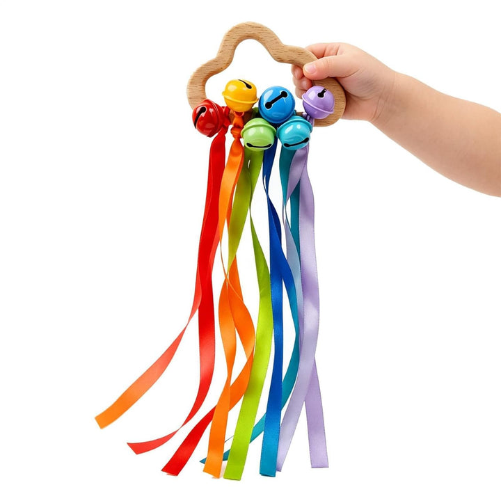 Sensorische Kinderspielzeuge Sanftes Kompaktes Tragbares Griffiges 6 Glocken, 6 Glocken