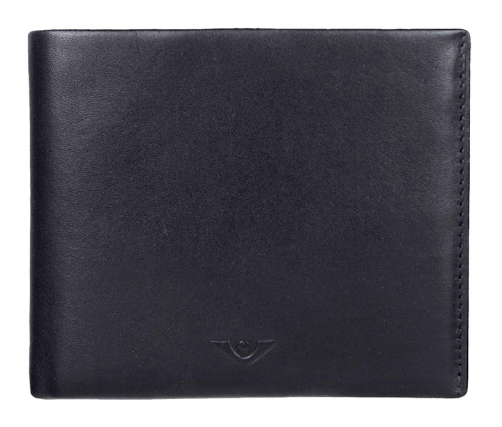 Voi Geldbörse "TOBI" NOS-70311 Leder für Herren Schwarz Geldbeutel Herren gross