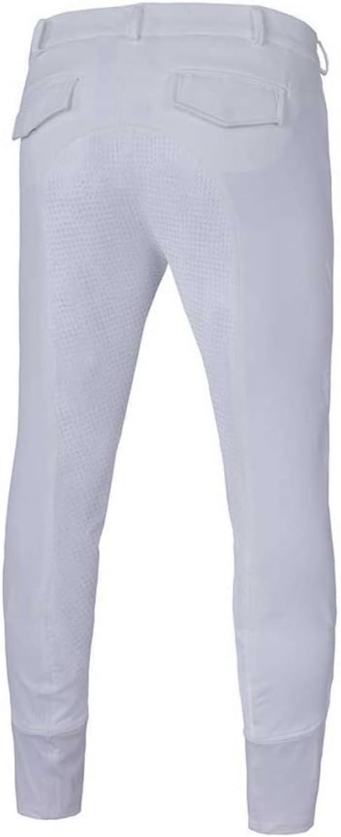 Kingsland Kenton FullGrip Reithose Herren 48 Weiss, 48 Weiss