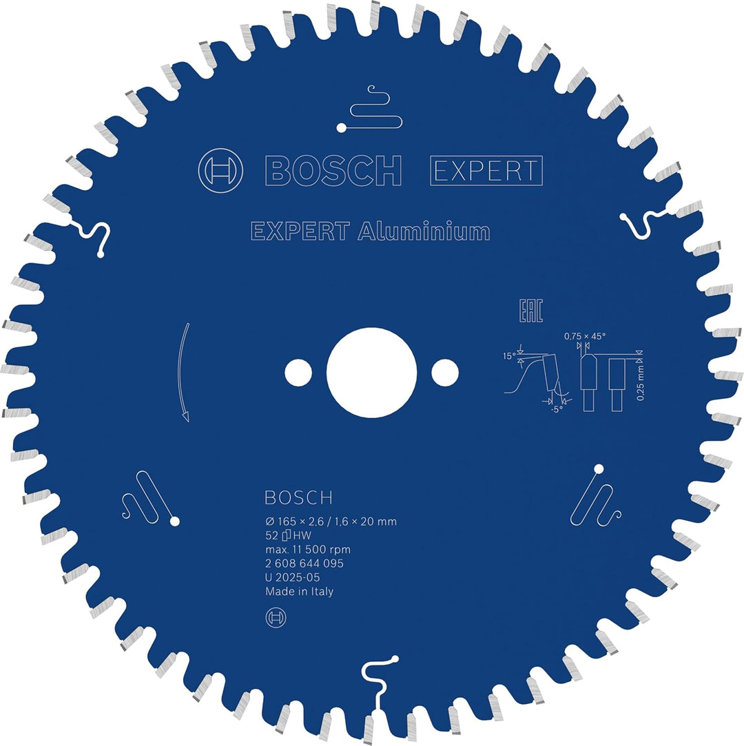 Bosch Accessories Bosch Professional 1x Kreissägeblatt Expert for Aluminium (für Aluminium, Sägeblat