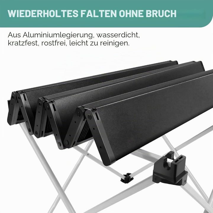 Aluminium Camping Tisch Klappbar Tisch, Wasserdicht, Rostfest, Korrosionsschutz, für Picknick Garten
