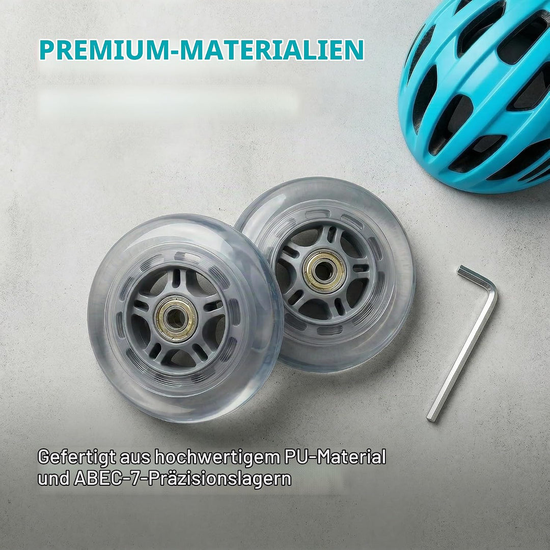 Ideal Swan 100mm Stunt Scooter Rollen, 2 Stück Stunt Scooter Räder Ersatzräder mit ABEC-7 Kugellager