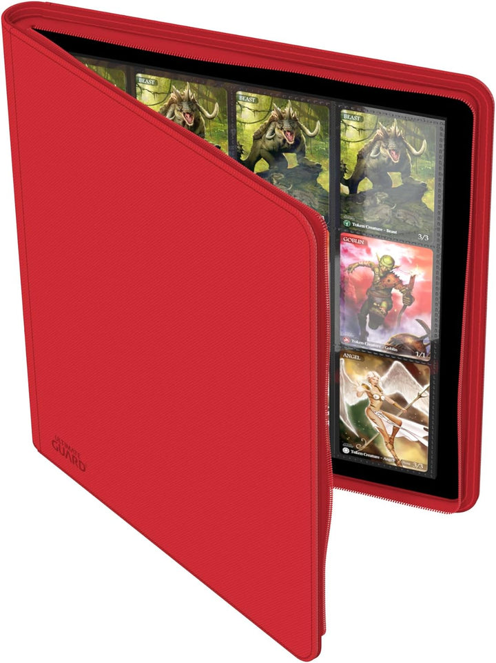 Ultimate Guard UGD010468-12 Pocket QuadRow ZipFolio XenoSkin, rot, Rot