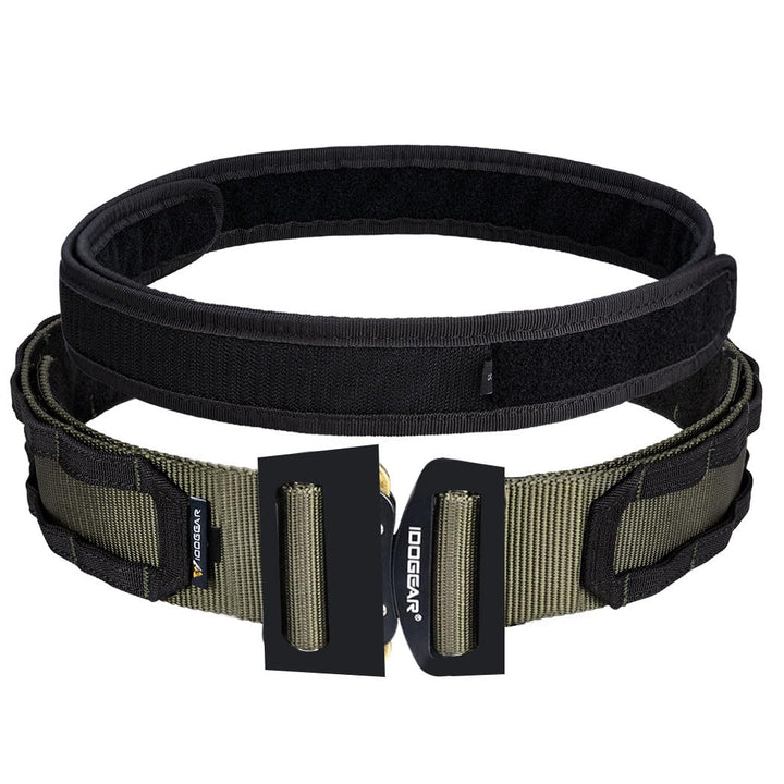 IDOGEAR 2 Zoll Taktischer Gürtel Combat Schnellverschlussschnalle Rigger Gürtel im Militärstil Molle