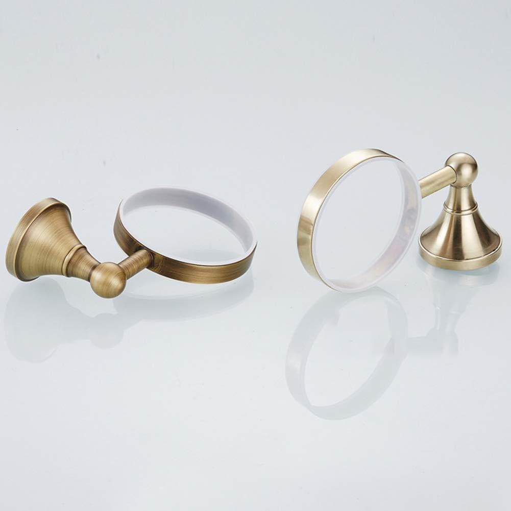 Leikance WC-Bürstenhalter, europäischer Stil, Antik-Bronze, Wandmontage, Messing, Badezimmer-Zubehör