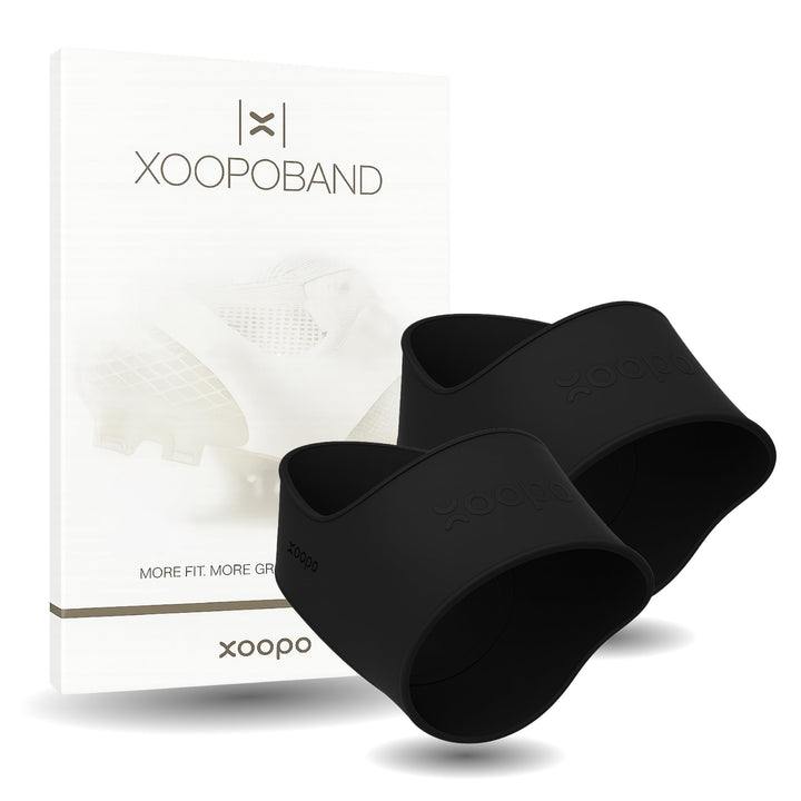 XOOPO Power Band Silikonband für Fussballschuhe (1 Paar) - Ultra elastisch für perfekten Sitz - Mehr