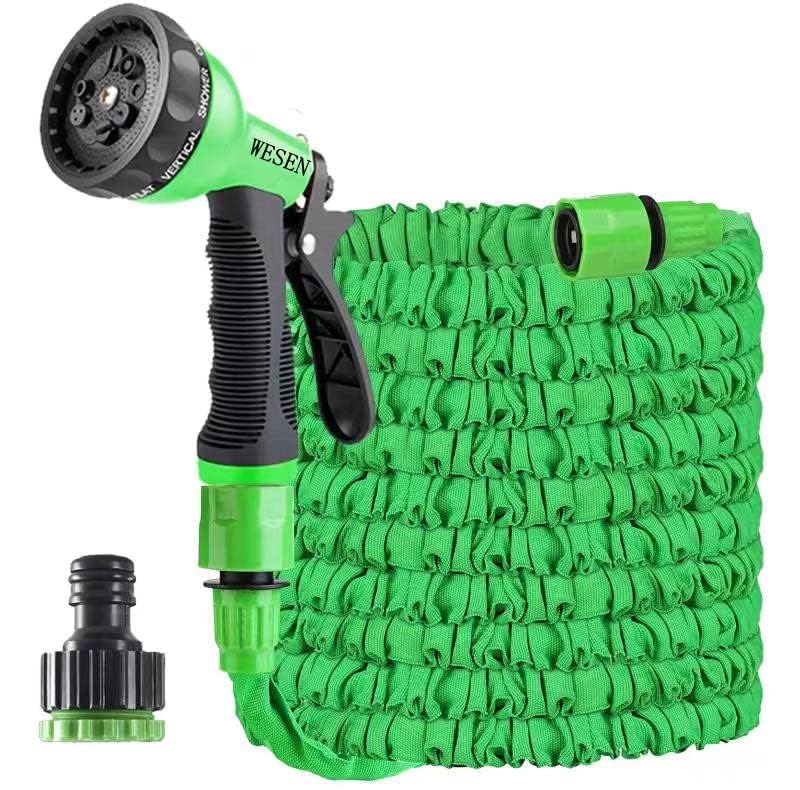 WESEN flexibler Gartenschlauch 5m 10m 15m 20m 30m 37.5m 45m 50m 60m, Schlauch Wasserschlauch flexibe