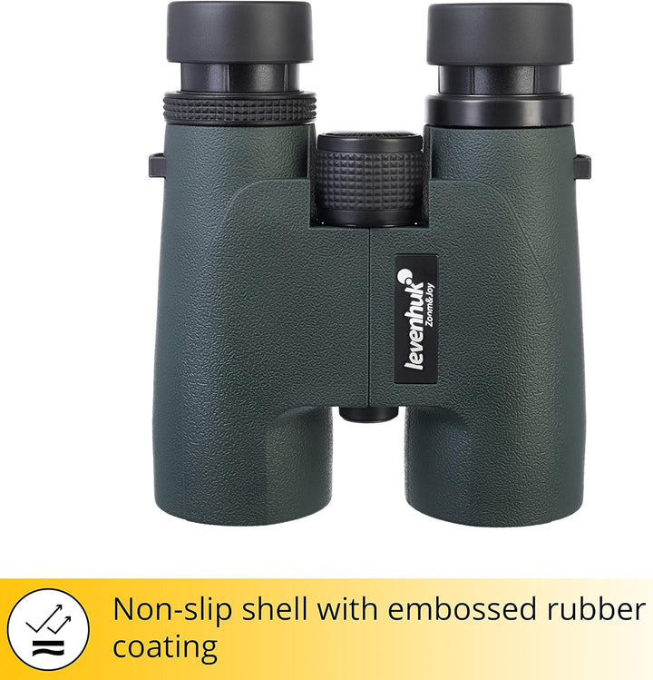 Levenhuk Karma PRO 10x42 Kompaktes Dachkantprismen-Fernglas mit Komplett Wasserdichtem und Beschlagf