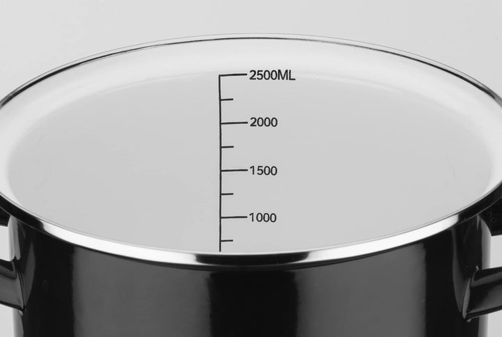 GSW Kochtopf-Set Black & White 7-teilig, 255134, Gross
