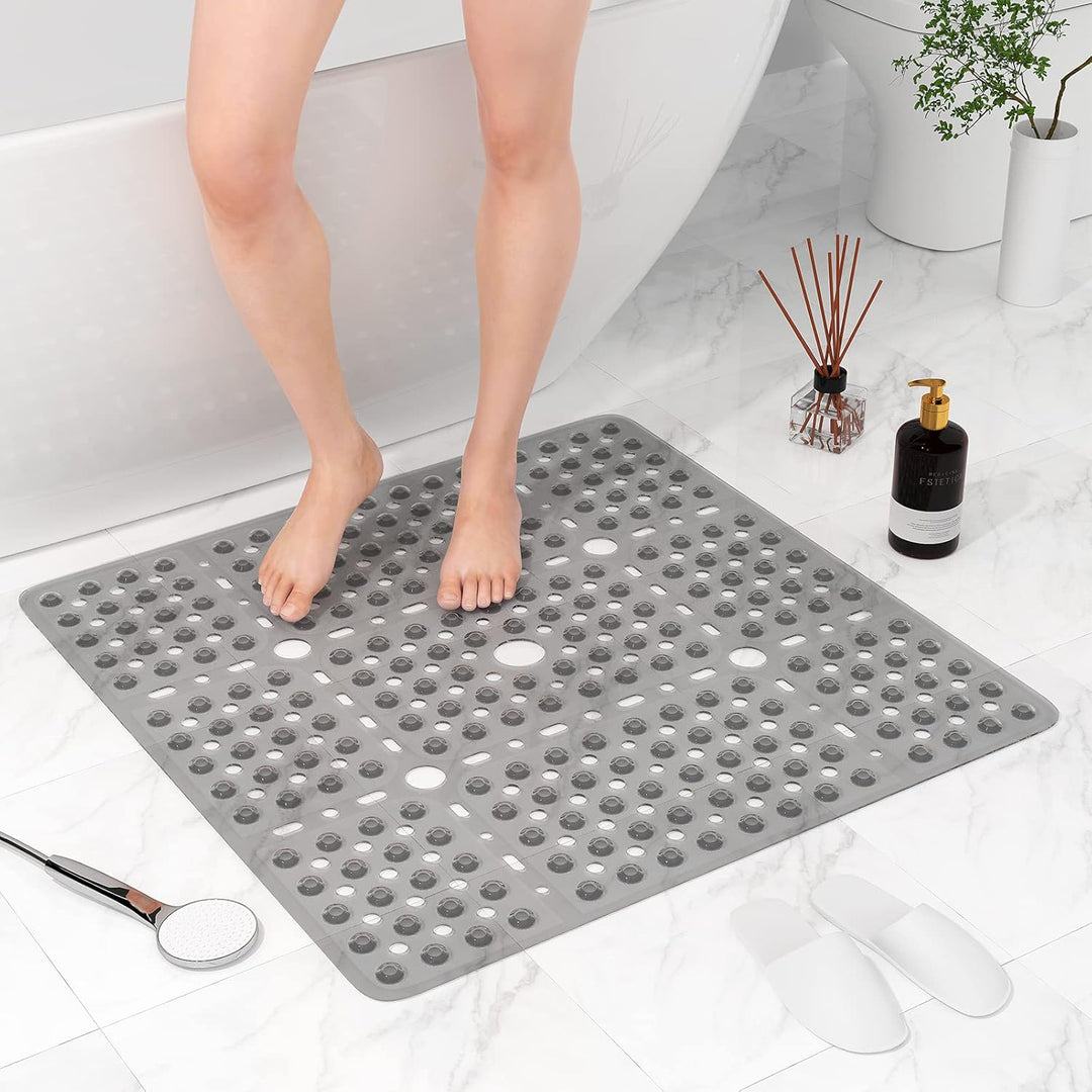 XIYUNTE Gross Duschmatte rutschfest Anti Schimmel - 70x70cm XL Quadratische rutschfeste Duschmatten