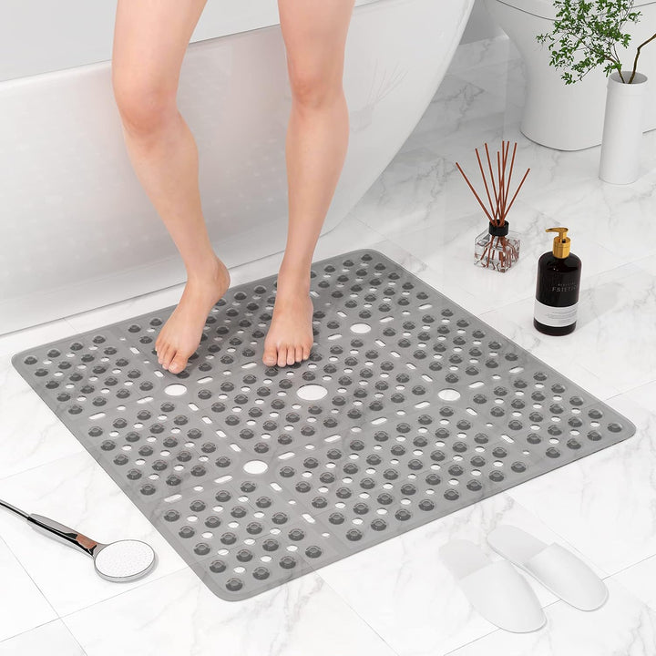 XIYUNTE Gross Duschmatte rutschfest Anti Schimmel - 70x70cm XL Quadratische rutschfeste Duschmatten