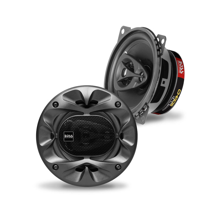 Boss Audio 2 Systems CH4230B 10 cm 4" 3-Wege Koaxiallautsprecher schwarz 112,5 Watt RMS und 225 Watt