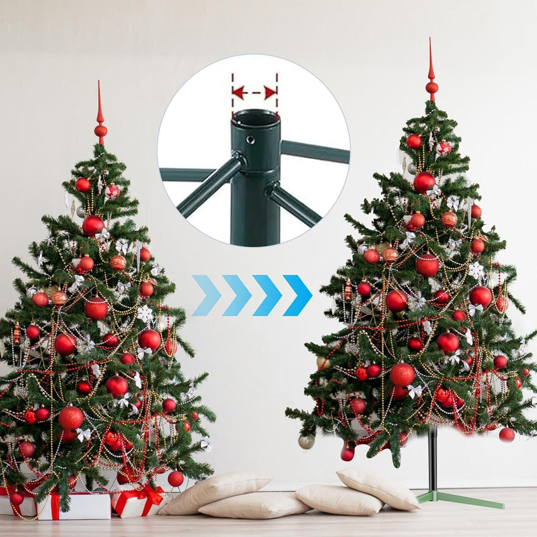Künstliche Baumerhöhung, Weihnachtsbaum-Basisverlängerung, Metall-Baumverlängerungsstange, Baumerhöh