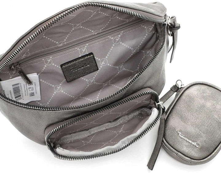 Tamaris Umhängetasche Mona 32750 Damen Handtaschen Uni Einheitsgrösse Darksilver, Einheitsgrösse Dar