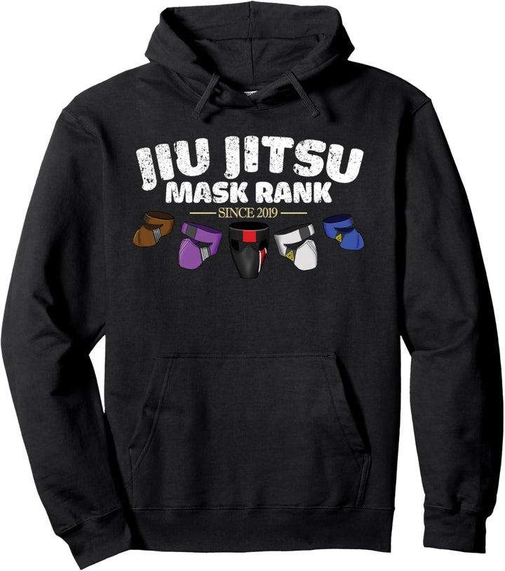 Brazilian Jiu-jitsu Jiu-Jitsu Mask Rank collection BJJ Pullover Hoodie