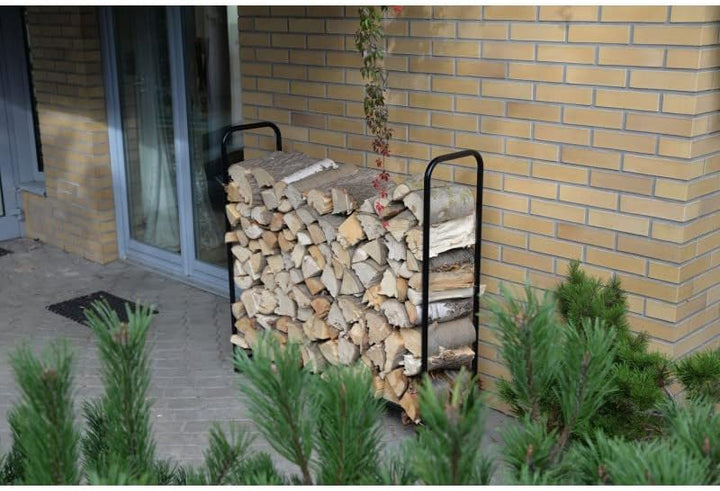 Grindi - Kaminholzregal Kaminholzständer Brennholzregal Holzaufbewahrung - Silvam I, 120x35,6x120 -