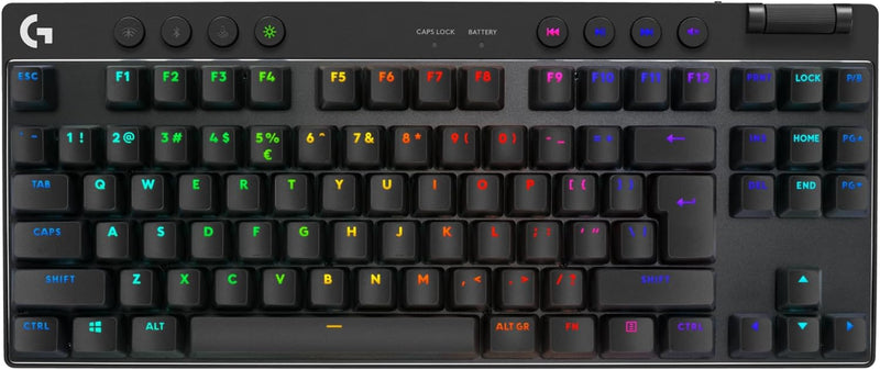 Logitech G PRO X TKL Lightspeed kabellose Gaming-Tastatur -Schwarz - US INT&