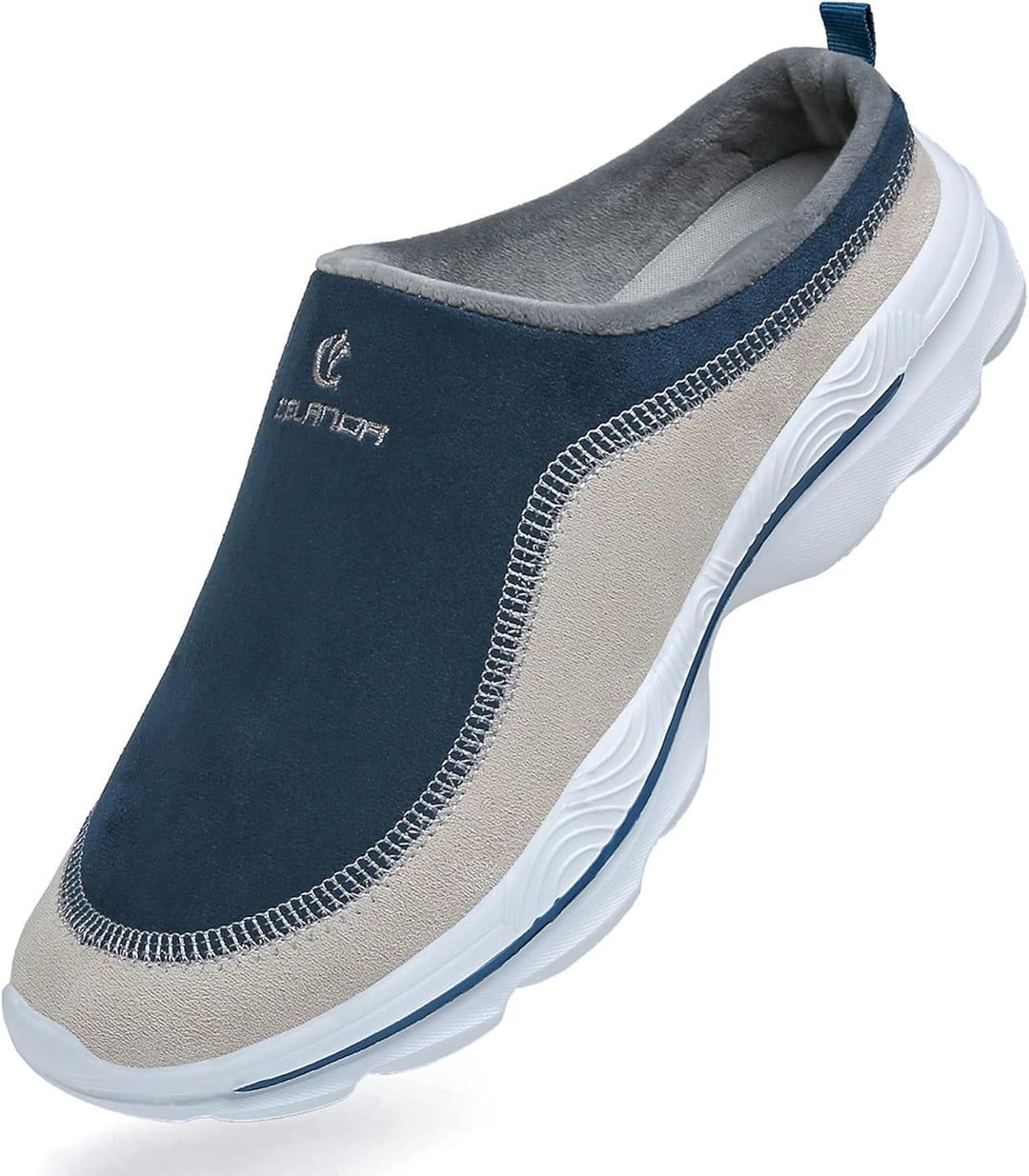 CELANDA Damen Herren Clogs Hausschuhe Herbst rutschfest Pantoletten Verdicken Warm Walking Schuhe Be