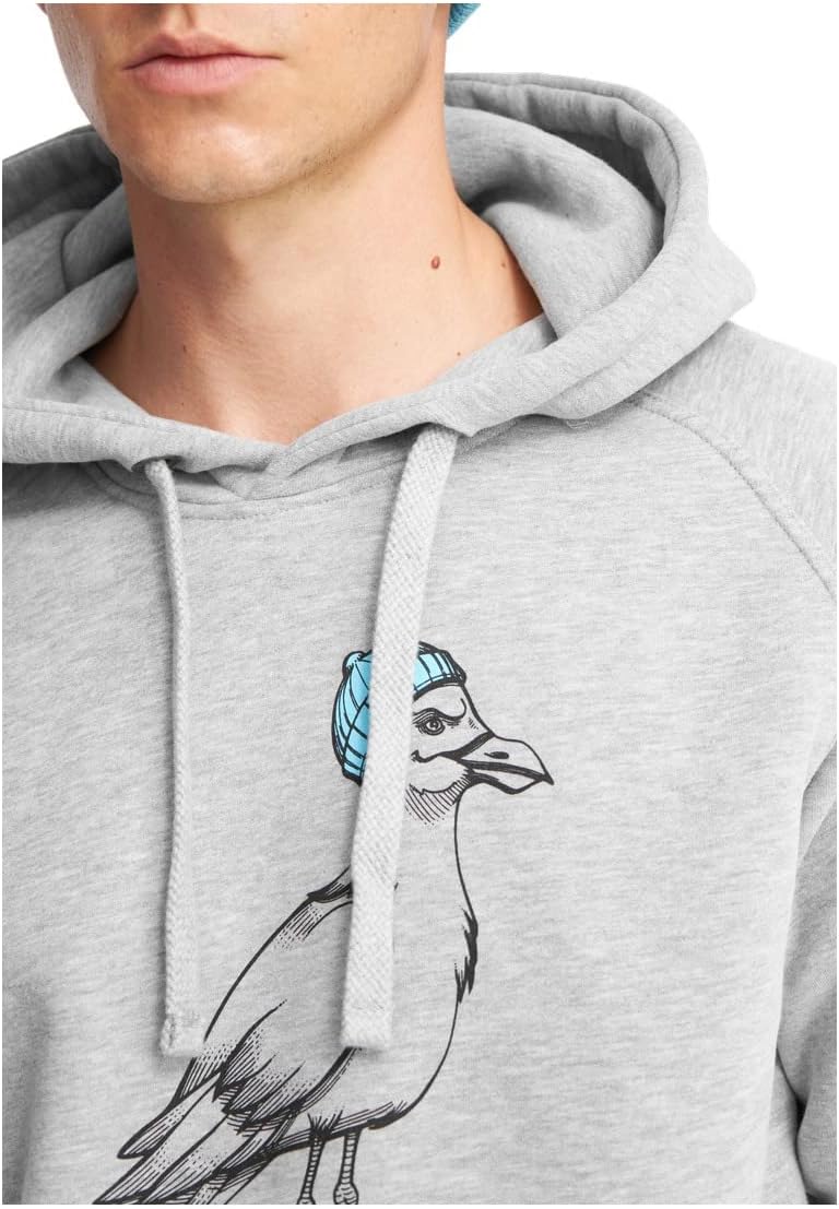 derbe Sturmmöwe Mono - Hoodie M Grey Melange, M Grey Melange