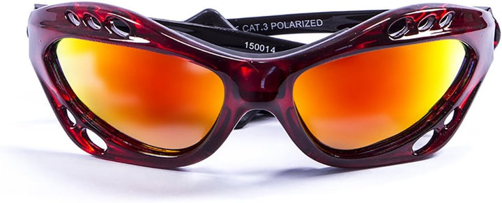 OCEAN SUNGLASSES - Rot Transparent, - Rot Transparent