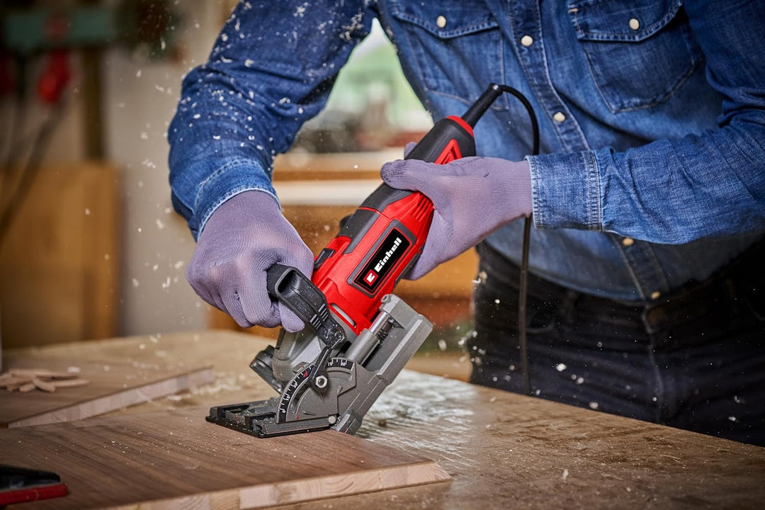 Einhell Flachdübelfräse TE-BJ 900 (900 W, 20 mm Frästiefe, stufenlose Winkel-/Höheneinstellung, 6-st