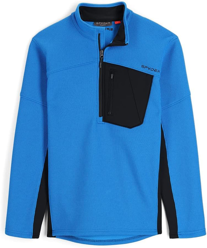 Spyder Herren Bandit Hybrid Half Zip Fleecejacke (1er Pack) M Collegiate Black, M Collegiate Black