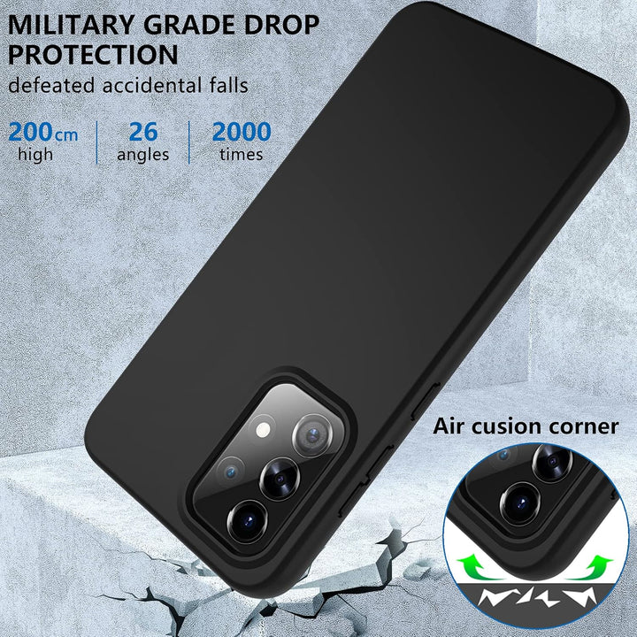 OWKEY für Samsung Galaxy A52 5G&4G / A52s 5G Hülle, 360 Grad Stossfest Handyhülle Silikon Roubst Cov