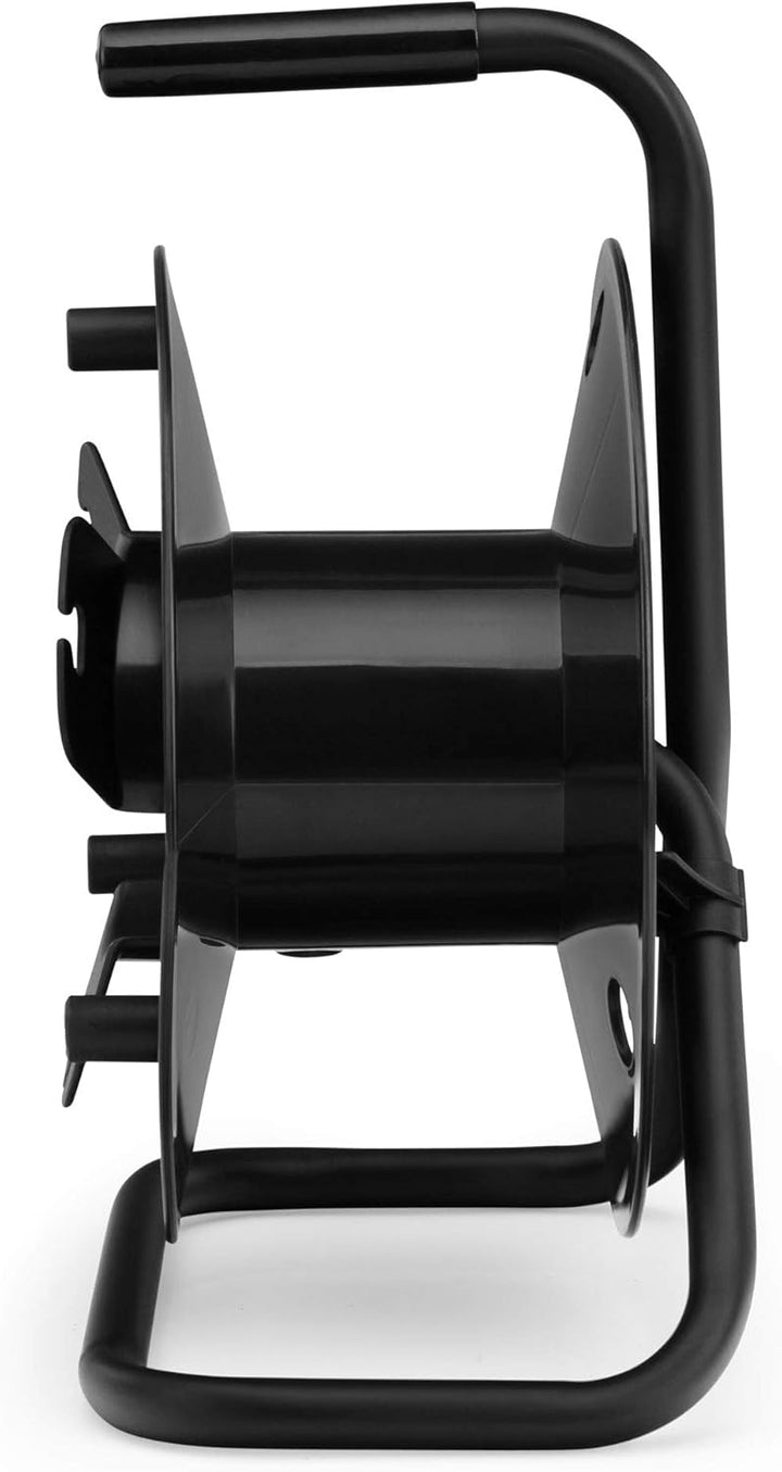 10x Pronomic KT-100 Kabeltrommel leer (Leertrommel für Kabel, Draht, Seil, Schlauch usw.) schwarz
