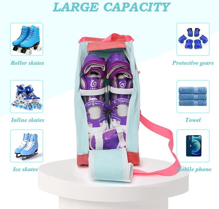 Inliner Tasche, Skischuhtasche Tasche Kinder, Rollschuhe Tasche, Tasche für Inliner, Tasche Schlitts