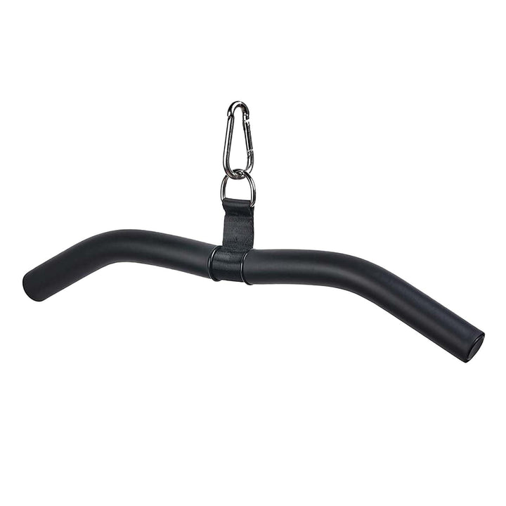 Latzug Griff, Bizeps Stange Trizeps Kabelzug, Latzugstange Kurz 48 cm Schwarz, Gym Zuhause Bodybuild