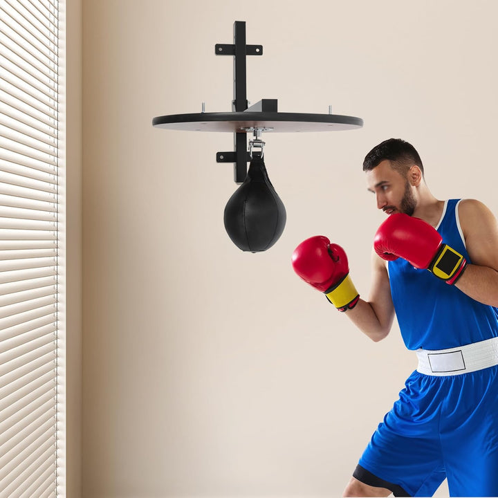 Log Farbe Speed Bag Plattform, Speed Bag Plattform Kit, Heavy Duty Boxing Training Ausrüstung mit Pu