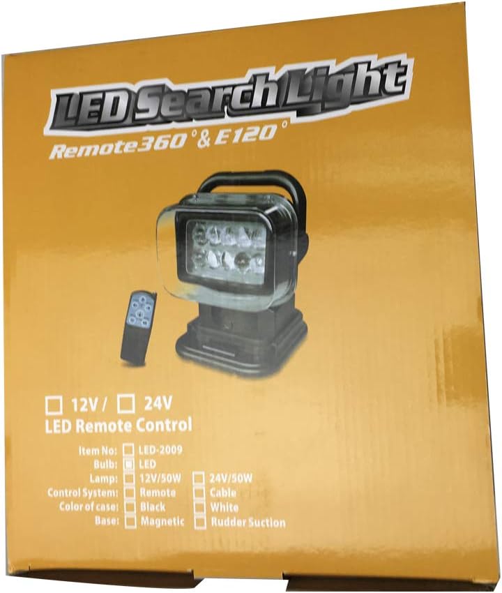 SXMA LED-Suchscheinwerfer-Arbeitslicht 360 Grad 50W drahtloser Fernsteuerungs-Suchscheinwerfer für A