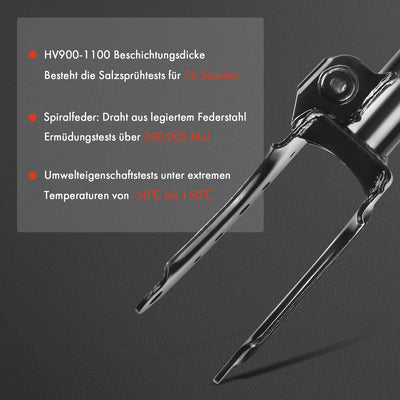 Frankberg 2x Stossdämpfer Stossdämpfer Stossdämpfer Vorderachse Kompatibel mit Q7 4LB 3.0L-6.0L SUV