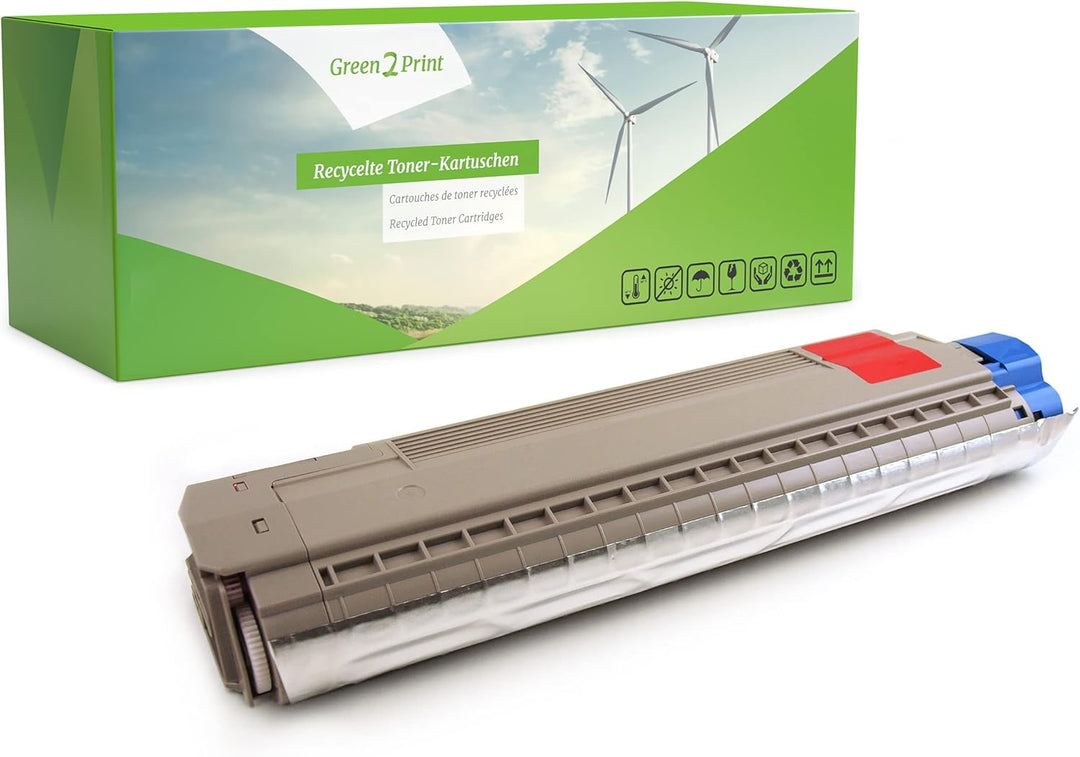 Green2Print Toner Magenta 9000 Seiten ersetzt Oki 44059258 passend für Oki ES8451, ES8461