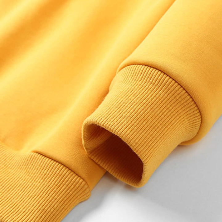 Sweatjacke Jungen Mädchen mit Taschen Oversize Fleecejacke Strickjacke Kinder Einfarbig Sportjacke Ü
